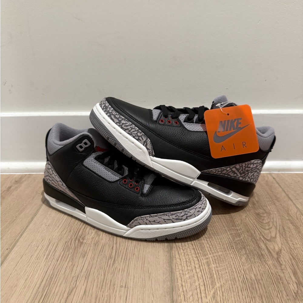 Nike Air Jordan 3 Retro OG Black Cement 2024 Size 7 DN3707-010